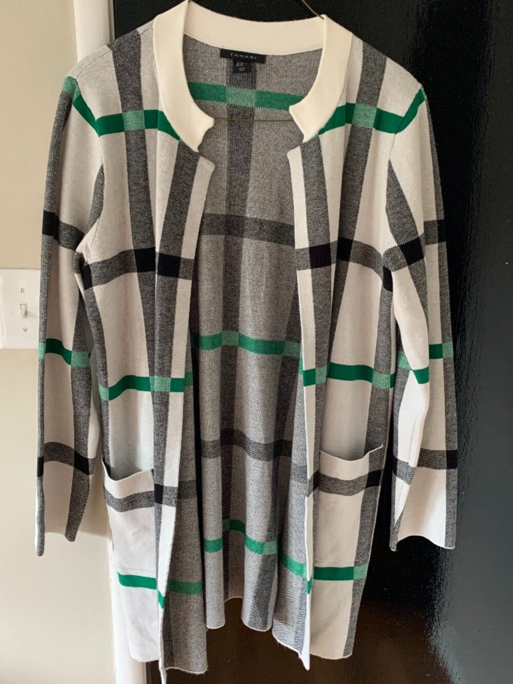 Tahari Longline Cardigan